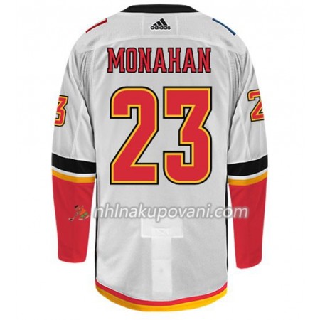 Calgary Flames Dresy SEAN MONAHAN 23 Adidas Bílá Authentic - Pánské Calgary Flames Dresy SEAN MONAHAN 23 Adidas Bílá Authentic - Pánské